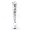 Pleaser - DELIGHT2023 Botte au genou - Blanc Product image